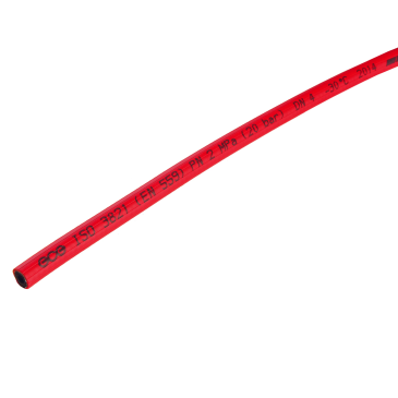 Tuyau acétylène rouge Ø 6,3 x 12,3 mm (au mètre)