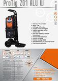 Poste à souder Easyweld Protig 201 ALU W - 1EW705