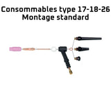 Montage standard type 17-18-26